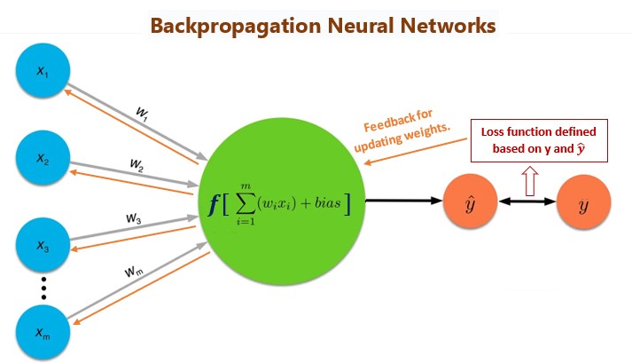 The idea of backpropagation neural networks.